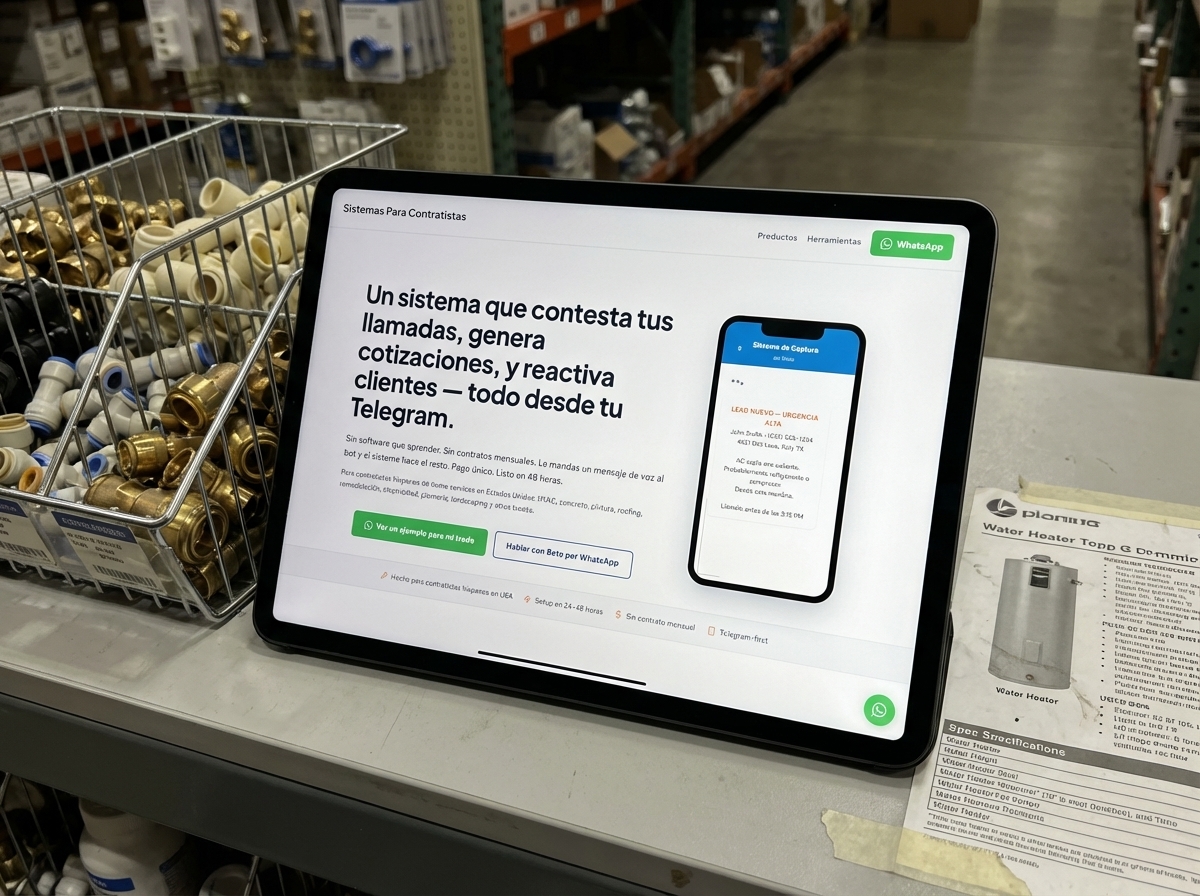 alternativas a Jobber para plomeros hispanos